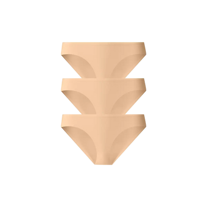 Seamless Bikini 3-Pack | Latte Pack