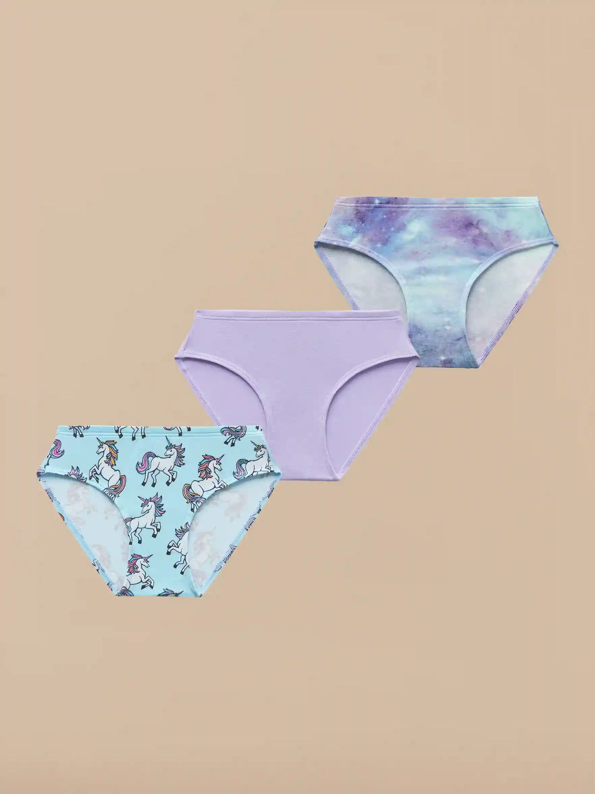 UltraModal™ Kids FeelFree Girls Bikini Brief 3-Pack | Mystical Pack