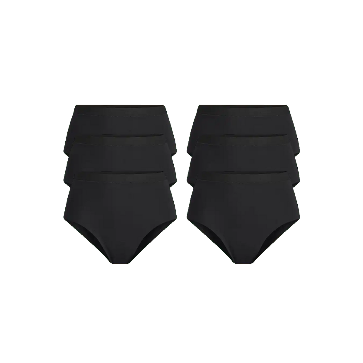 UltraModal™ FeelFree High-Waisted Cheeky 6-Pack | Black