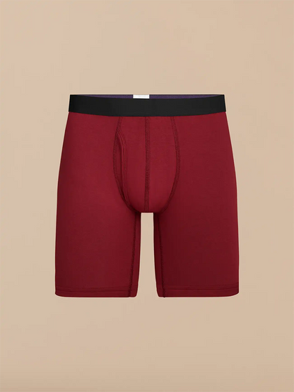 UltraModal™ Core Long Boxer Brief w/ Fly | Cabernet
