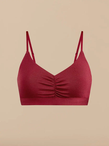 UltraModal™ FeelFree Ruched Bralette | Cabernet/Cabernet