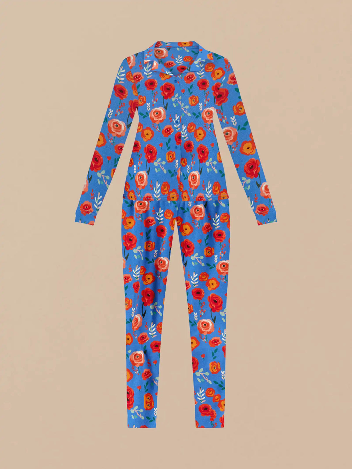 UltraModal™ Long Sleeve PJ Set - Women's | Painted Petals