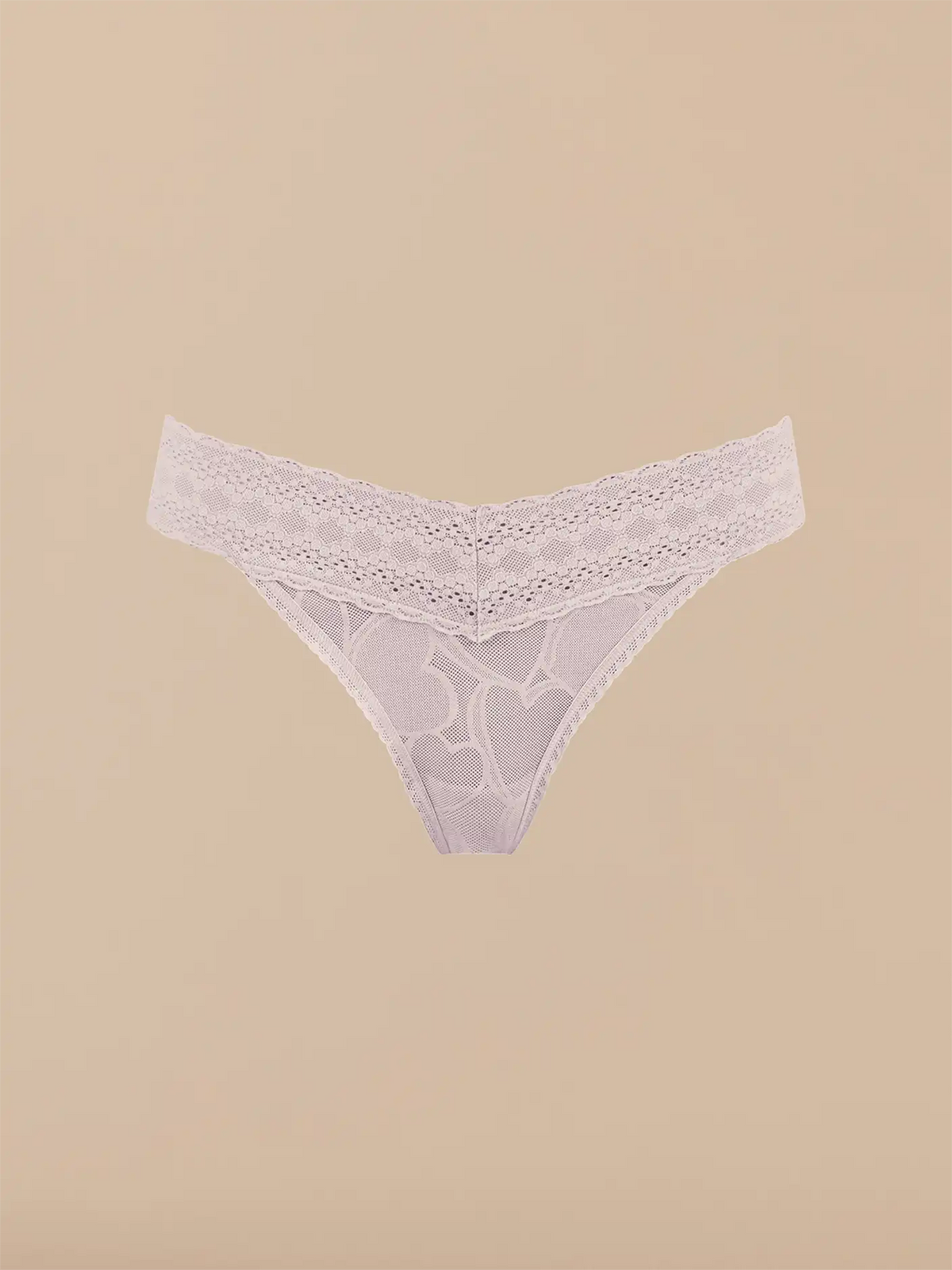 All Over Lace V-Front Thong | Iris Hearts