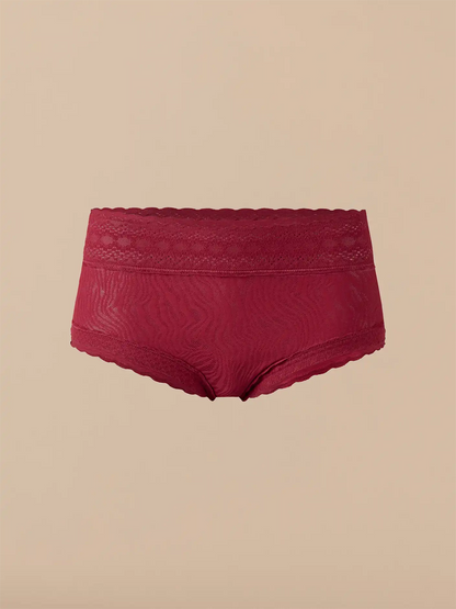 All Over Lace Hipster | Cabernet Zebra