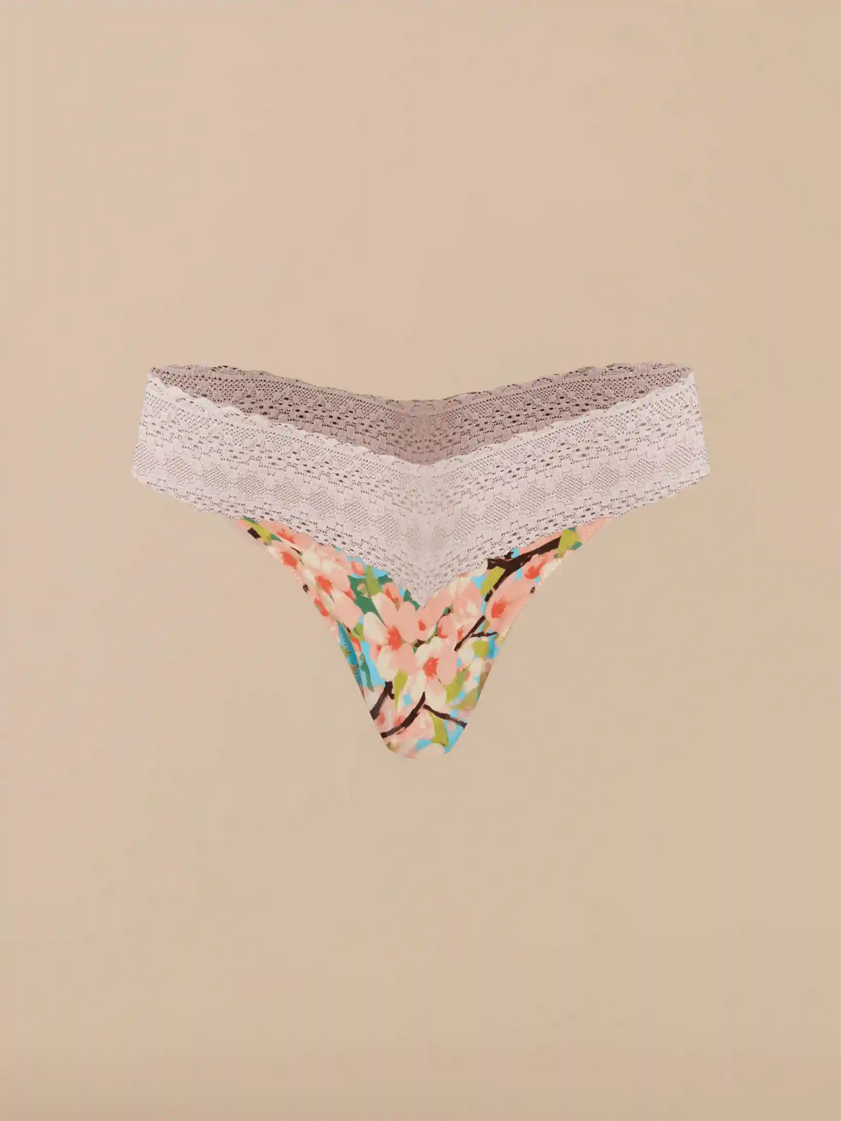 UltraModal™ Lace V-Front Thong | Cherry Blossom