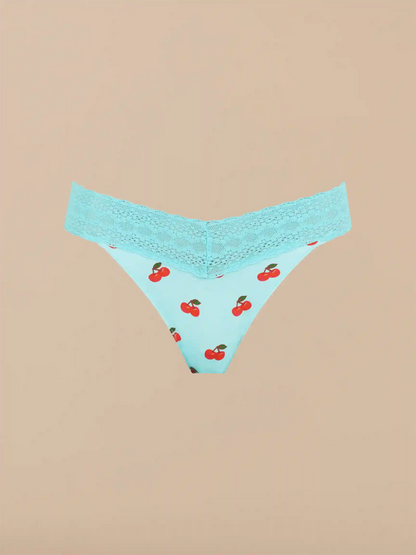 UltraModal™ Lace V-Front Thong | Cherry Cherry Baby