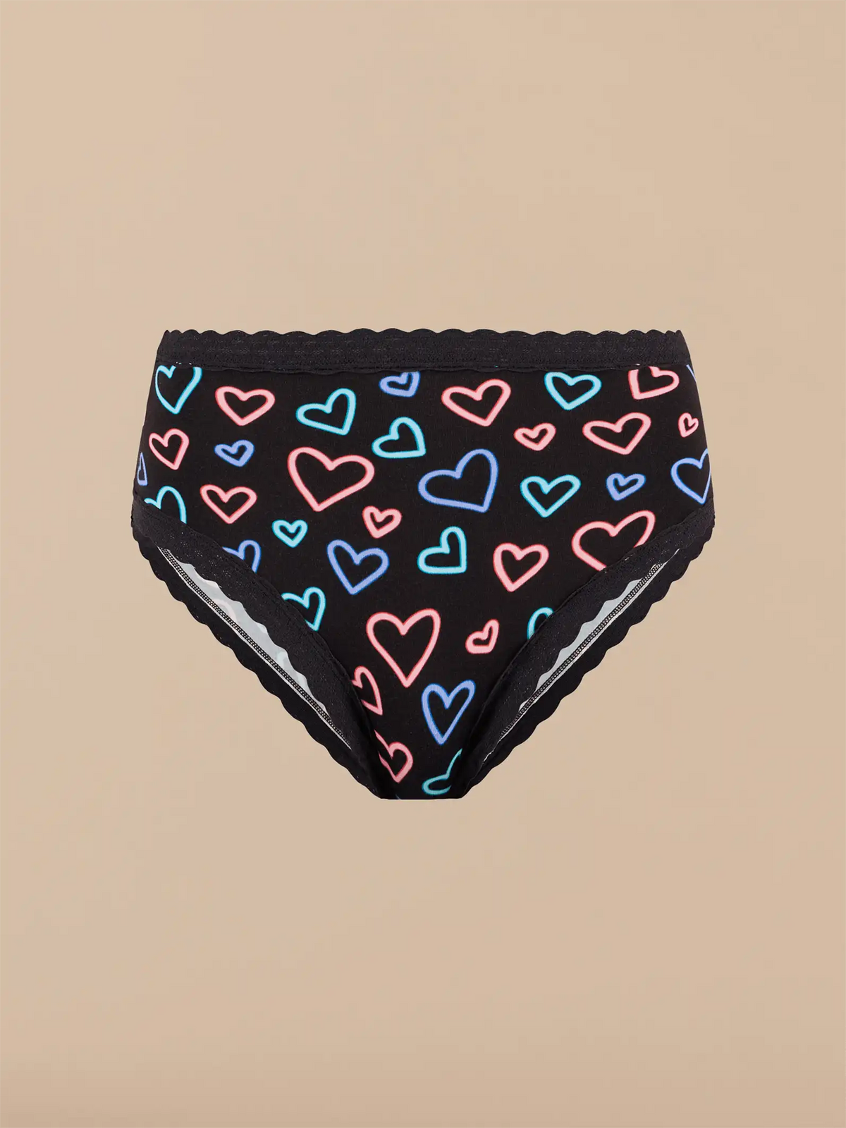 UltraModal™ Lace High-Waisted Cheeky Bikini | Electric Hearts 2.0