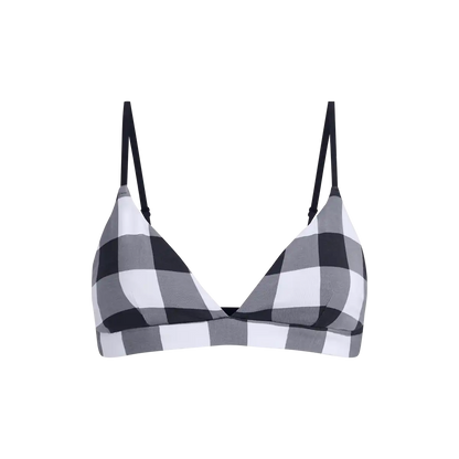UltraModal™ FeelFree Triangle Bralette | Gingham Plaid