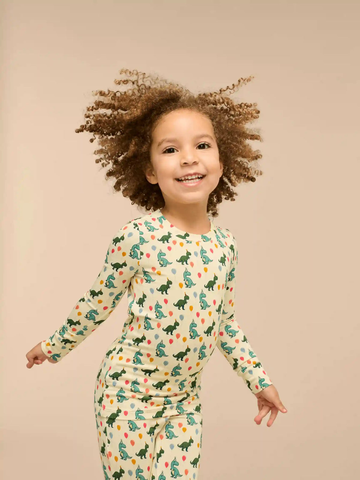 UltraModal™ Long Sleeve PJ Set - Kid's | Birthday Roar