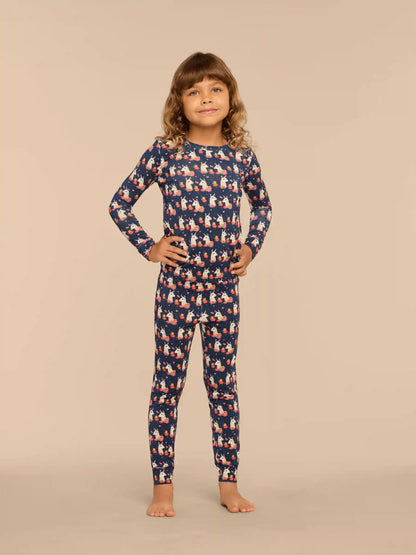 UltraModal™ Long Sleeve PJ Set - Kid's | Llama Llama