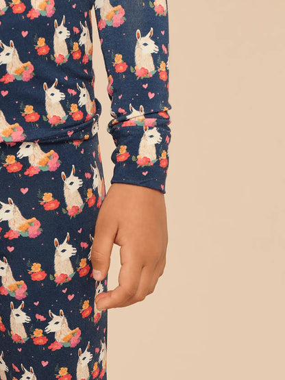 UltraModal™ Long Sleeve PJ Set - Kid's | Llama Llama