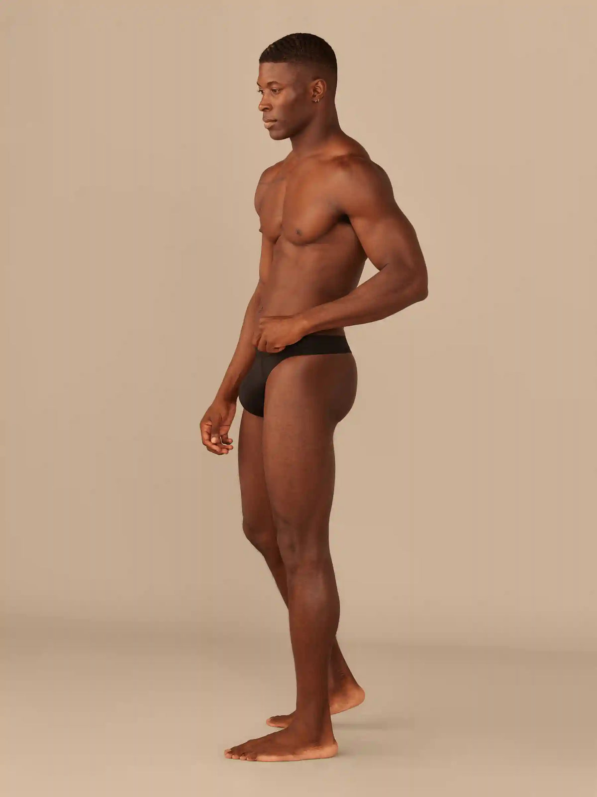 UltraModal™ Core Pouch Front Thong | Walnut Shell
