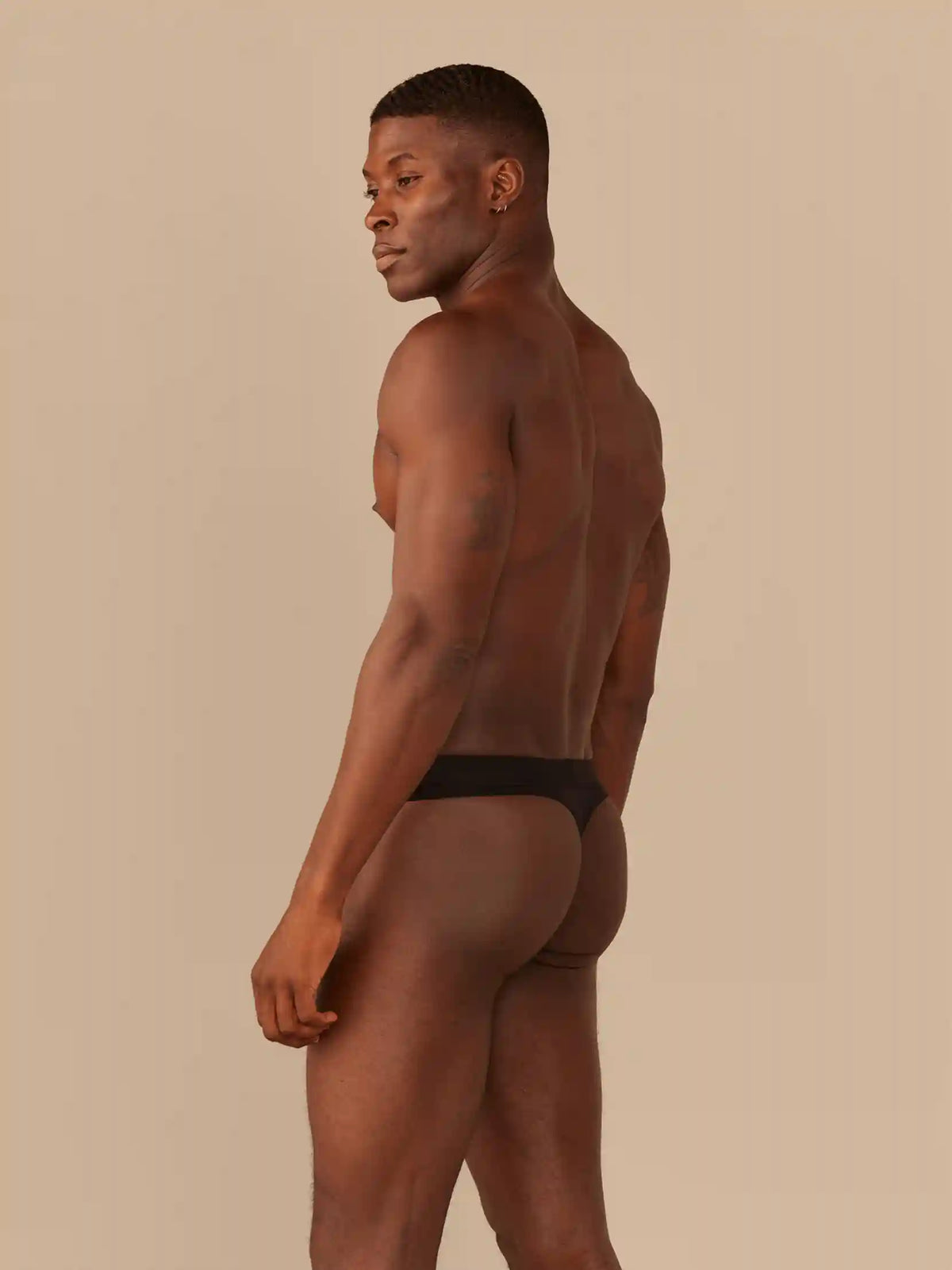 UltraModal™ Core Pouch Front Thong | Black
