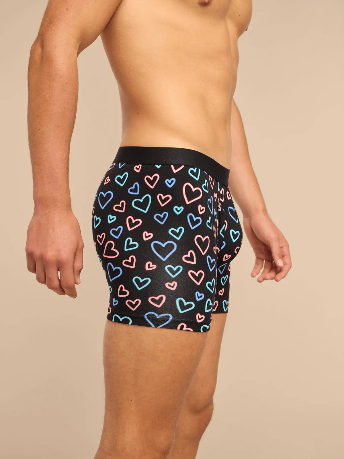 UltraModal™ Core Boxer Brief w/ Fly | Electric Hearts 2.0