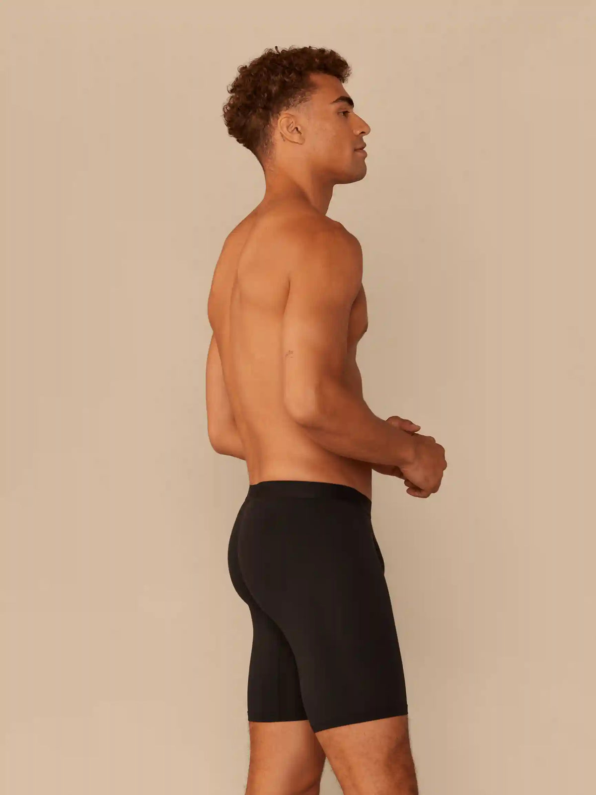 UltraModal™ Core Long Boxer Brief w/ Fly | Black