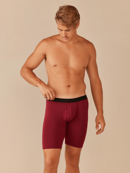 UltraModal™ Core Long Boxer Brief w/ Fly | Cabernet