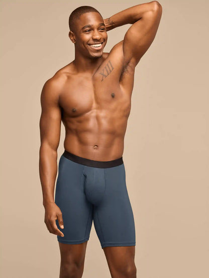 UltraModal™ Core Long Boxer Brief w/ Fly | Blue Spruce