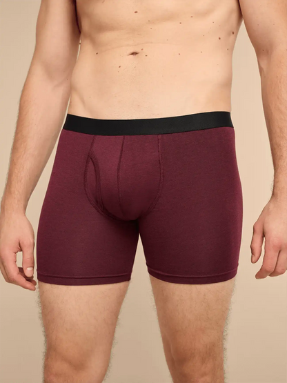 UltraModal™ Core Ball Caddy™ Boxer Brief w/ Fly | Heather Plum