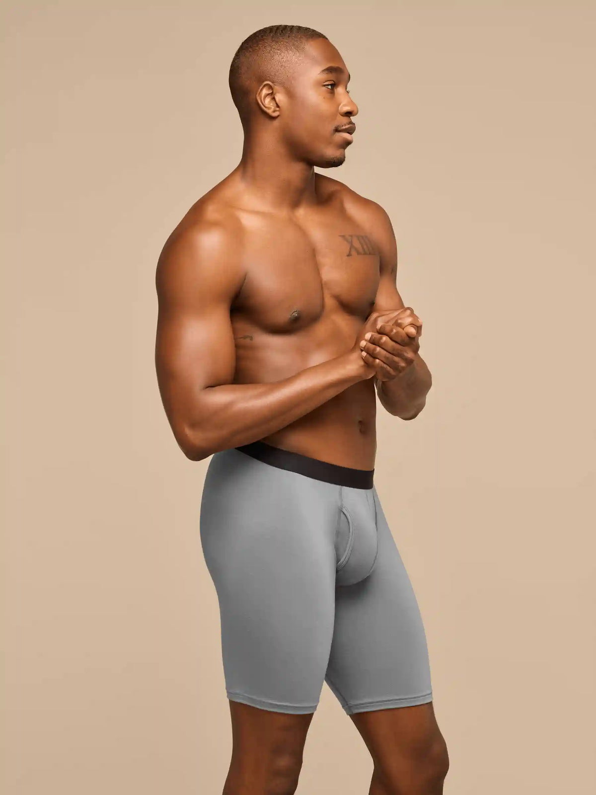 UltraModal™ Core Ball Caddy™ Long Boxer Brief w/ Fly | Rosy Cheeks
