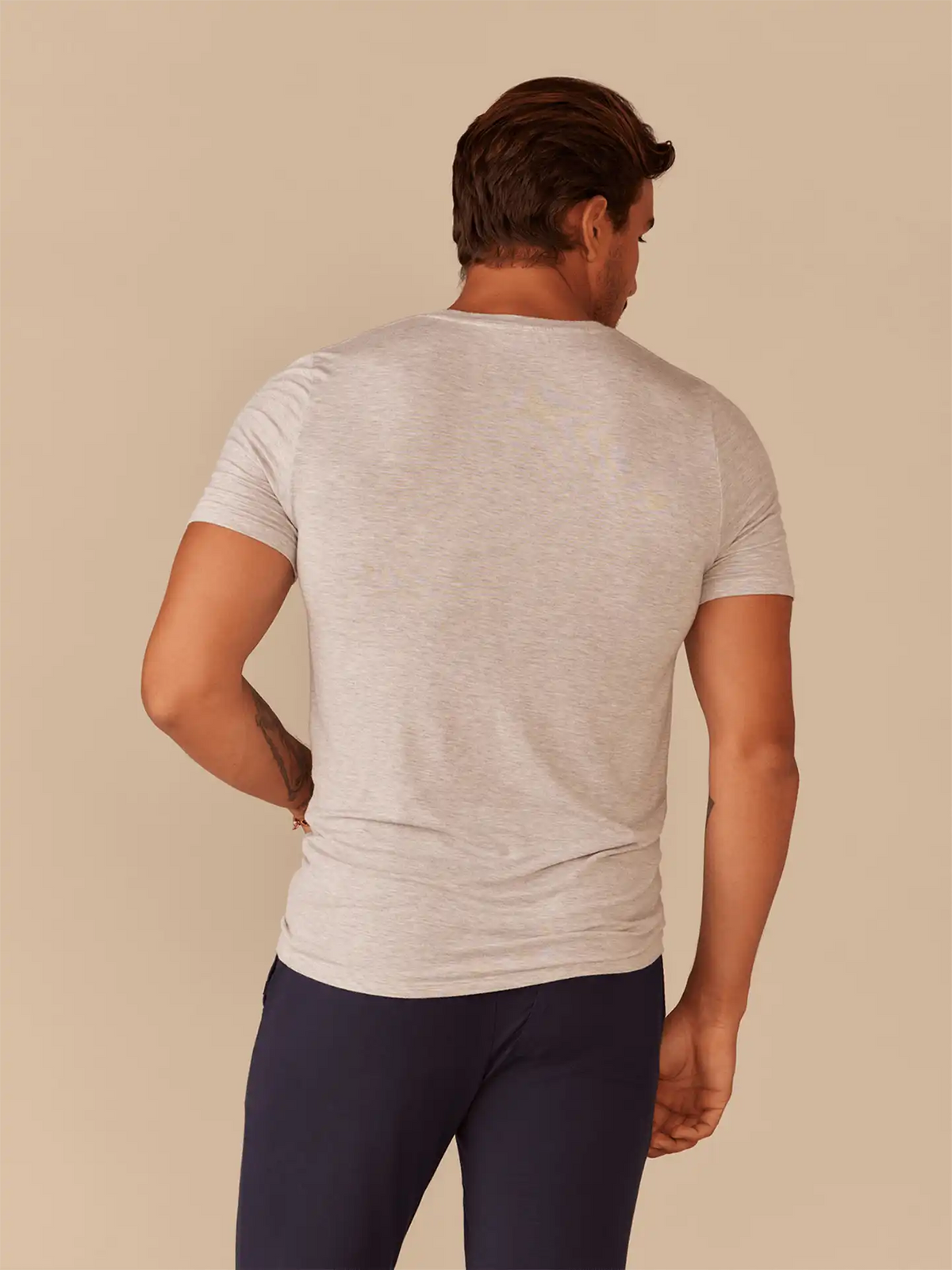UltraModal™ Lightweight Crew Undershirt | Heather Grey