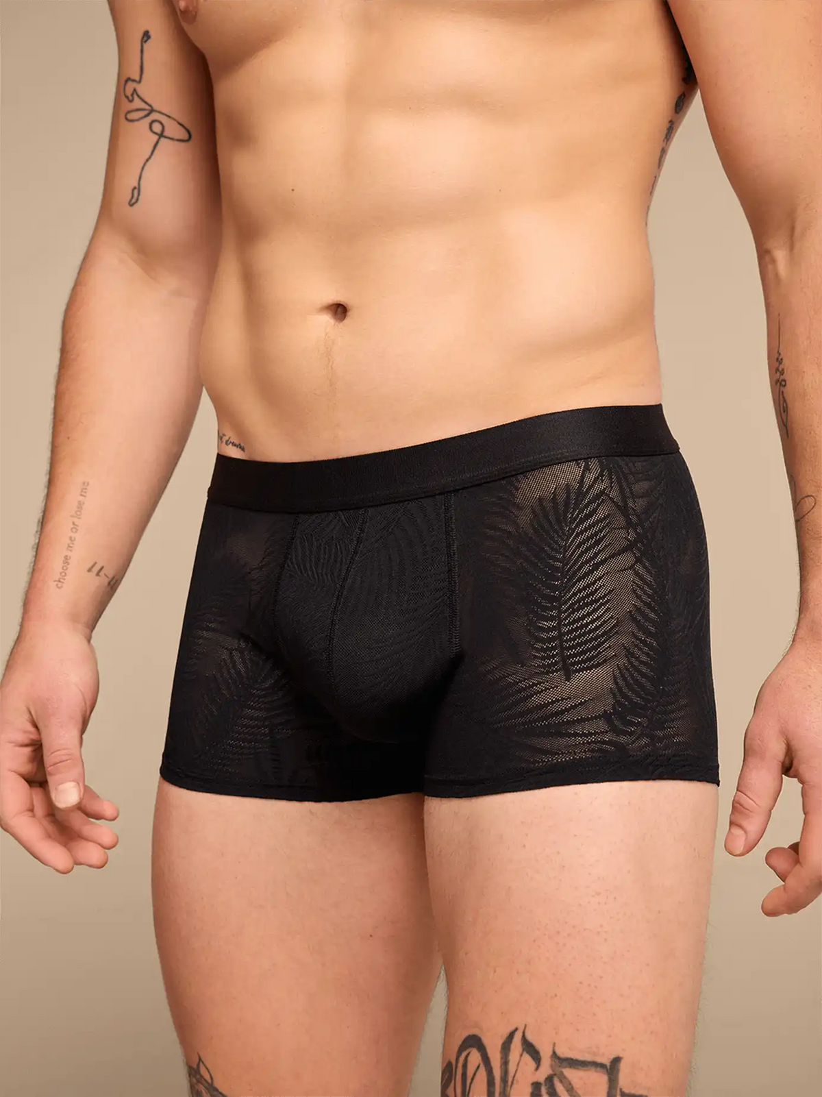 All Over Lace Trunk | Black Feather