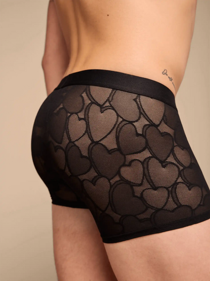 All Over Lace Trunk | Black Hearts