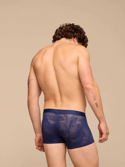 All Over Lace Trunk | Navy Feather