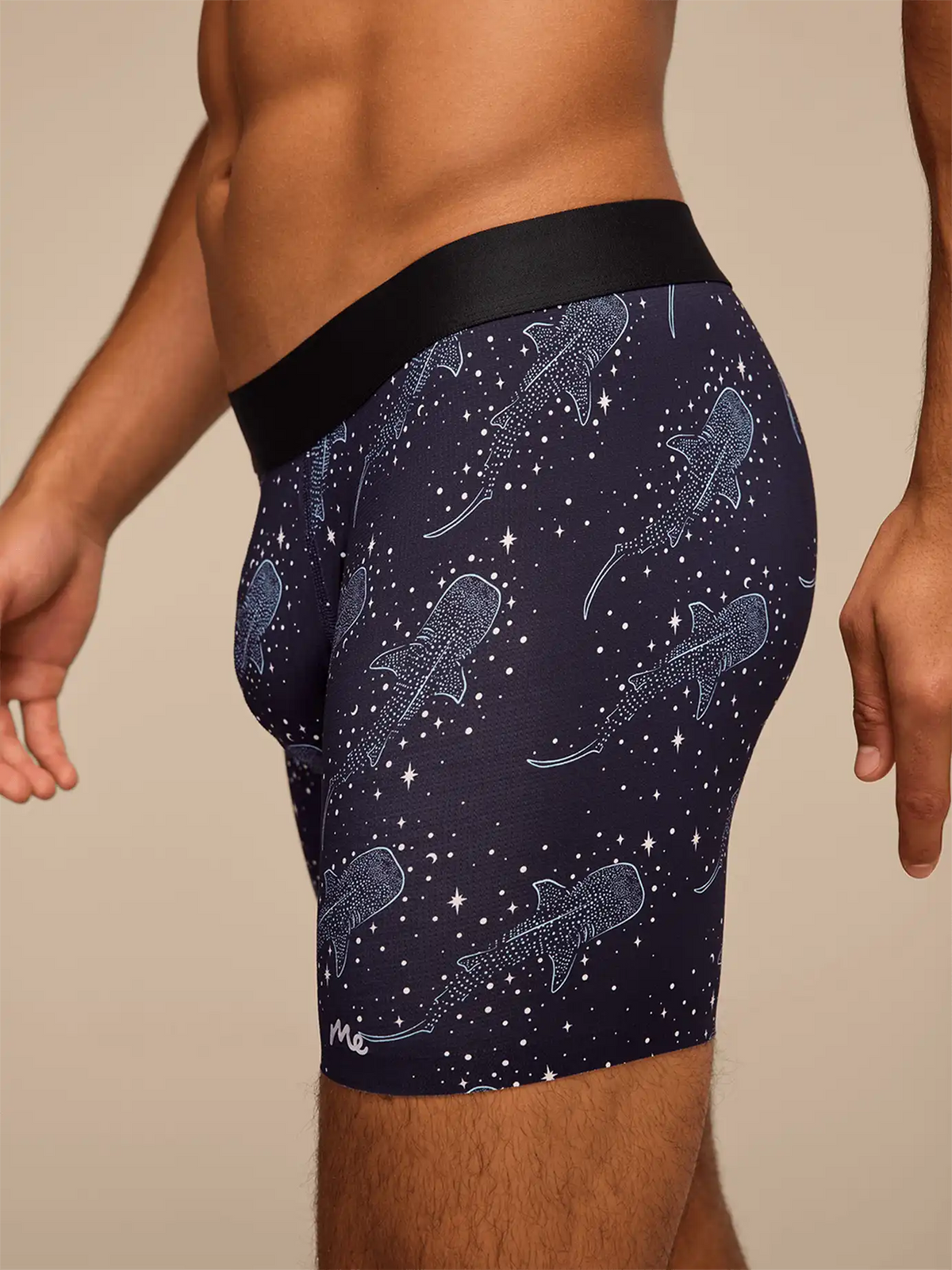 Breathe Boxer Brief w/ Fly | Starry Sharks