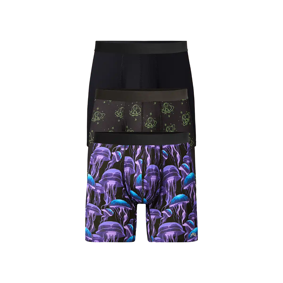 Breathe Boxer Brief w/ Fly 3-Pack | Cosmic Jellies Pack