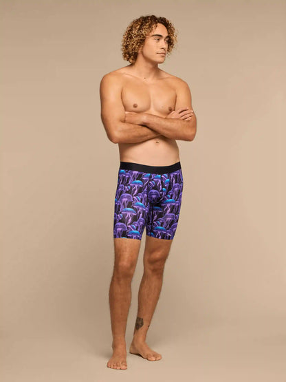 Breathe Long Boxer Brief w/ Fly 3-Pack | Cosmic Jellies Pack