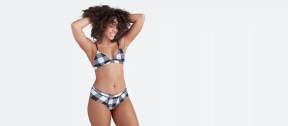 UltraModal™ FeelFree Triangle Bralette | Gingham Plaid