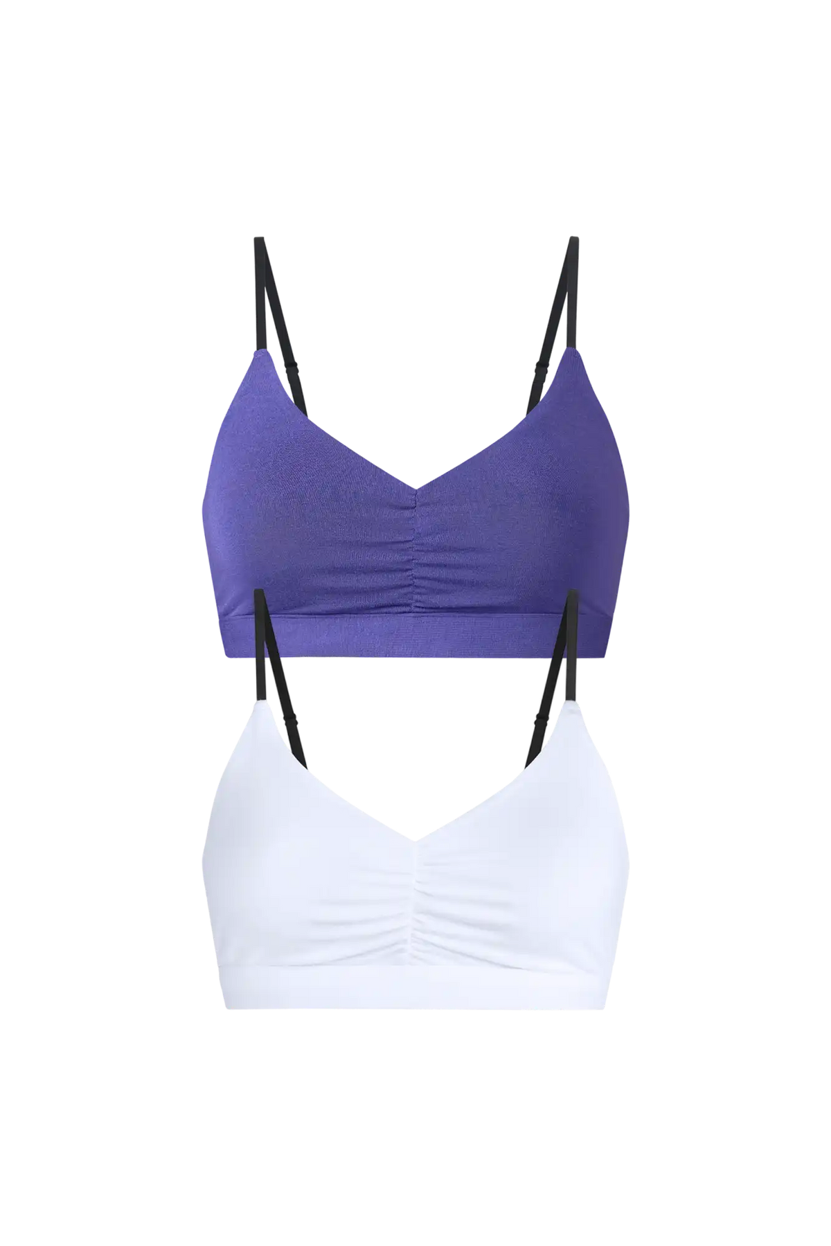 Ruched Bralette Duo