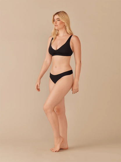 Seamless Thong 3-Pack | Black