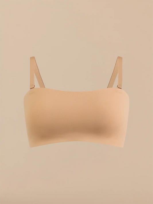 Seamless Bandeau Bralette | Latte