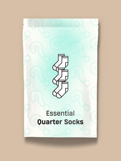 Essential Quarter Sock 3-Pack | It's a Mystery!