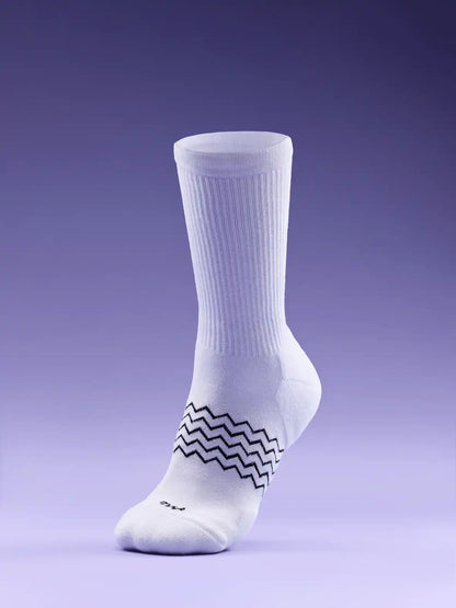 Essential Crew Sock 3-Pack | White/White Stripe/Black Pack