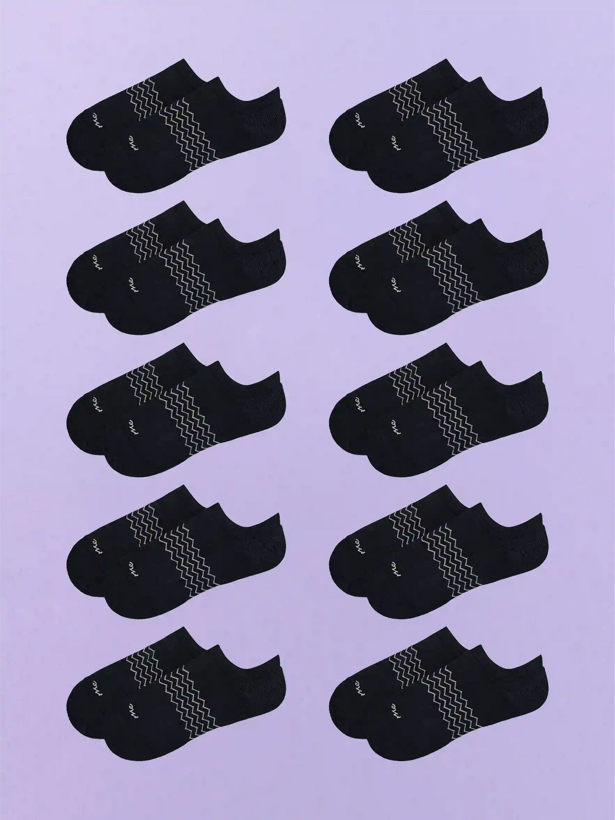 Essential Ankle Sock 10-Pack | Black Pack