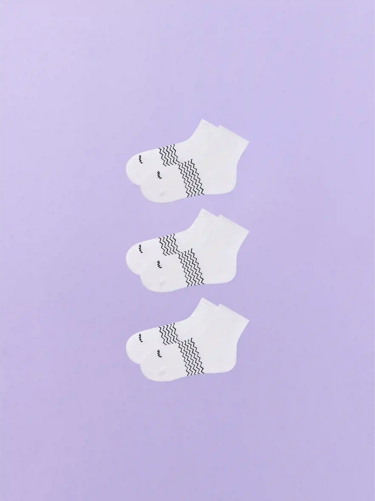 Essential Quarter Sock 3-Pack | White Pack