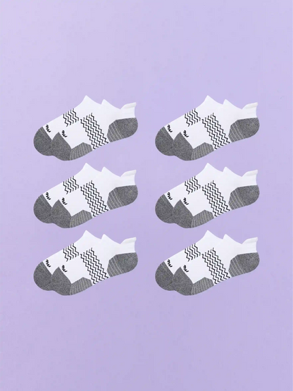 Active Ankle Sock 6-Pack | White Pack