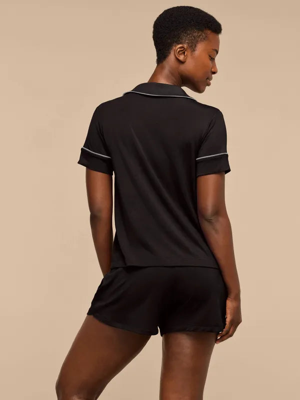 UltraModal™ Short Sleeve PJ Set - Women's | Black