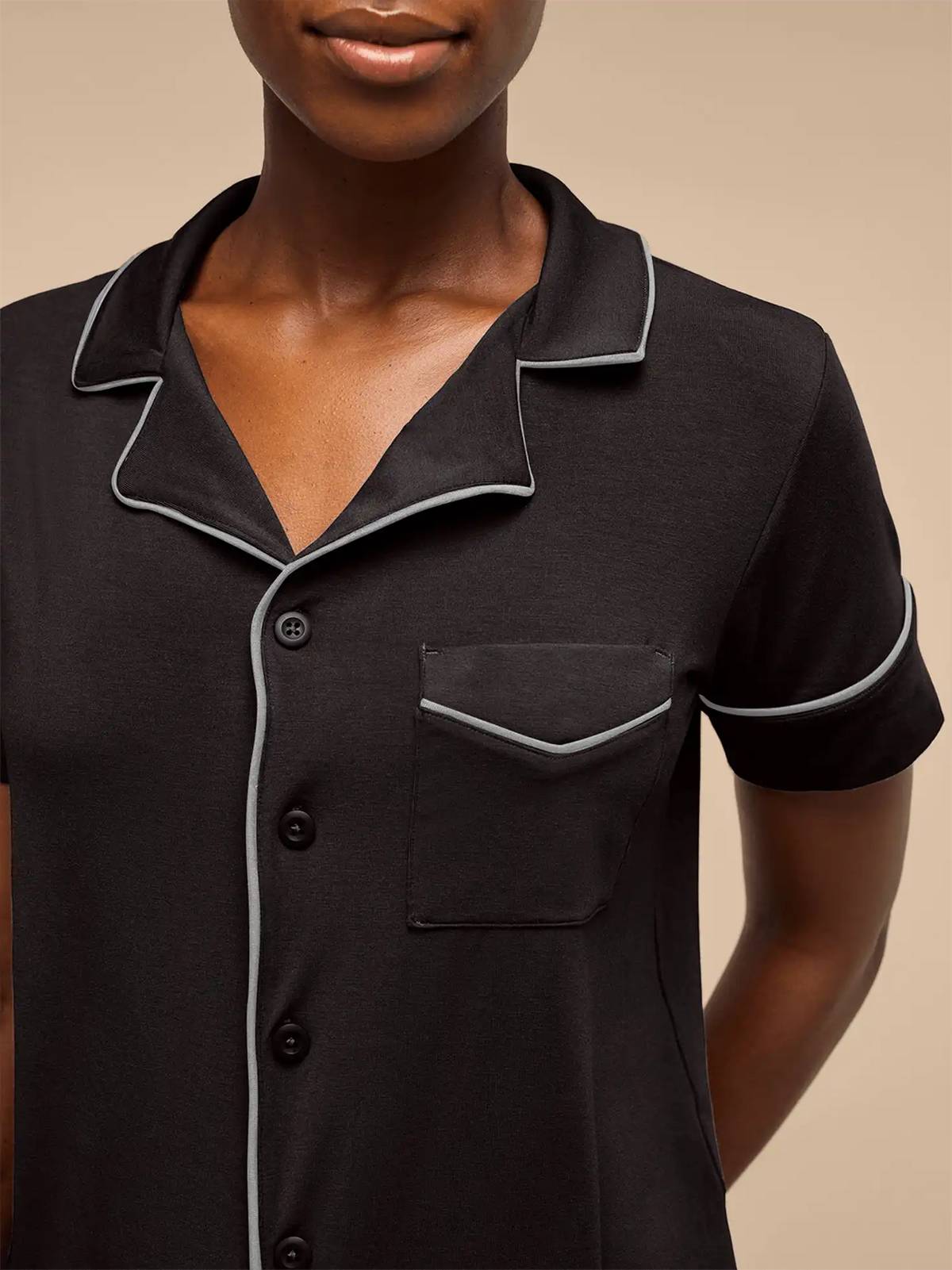 UltraModal™ Short Sleeve PJ Set - Women's | Black