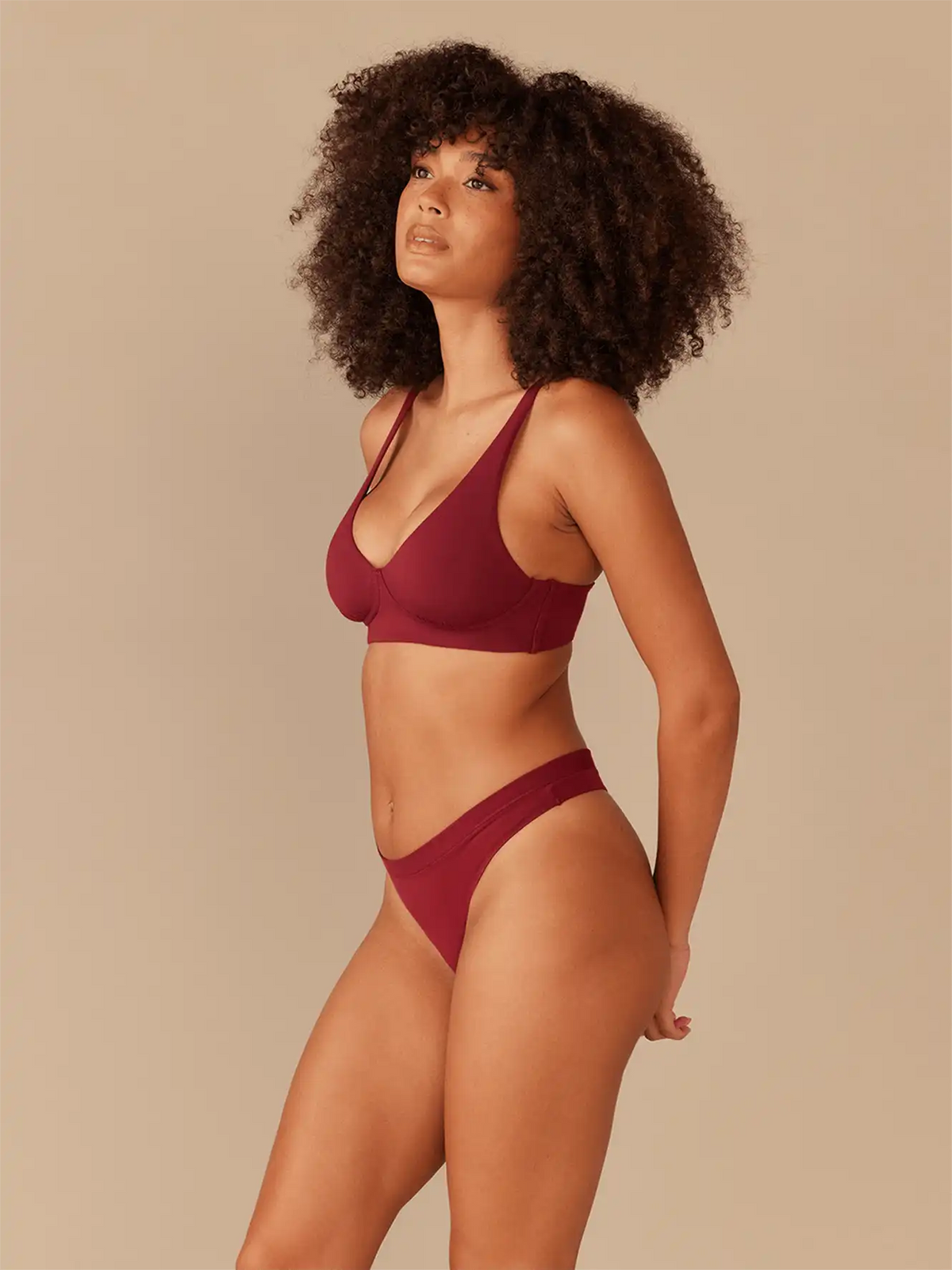 UltraModal™ FeelFree Thong | Cabernet
