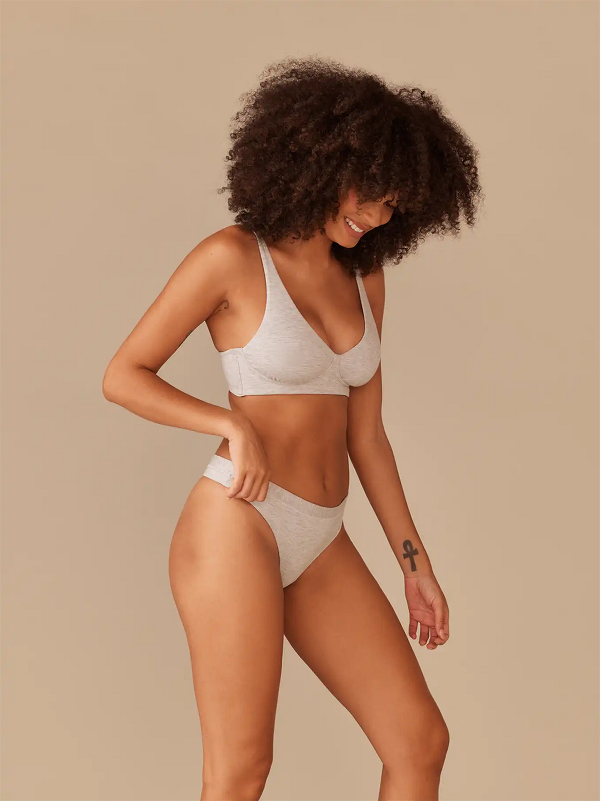 UltraModal™ FeelFree Thong | Heather Grey