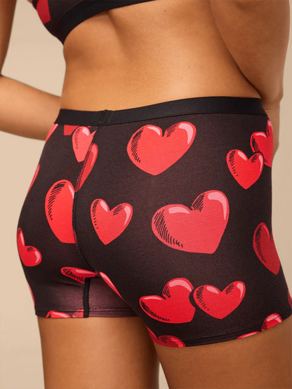 UltraModal™ Core Boyshort | Floating Hearts