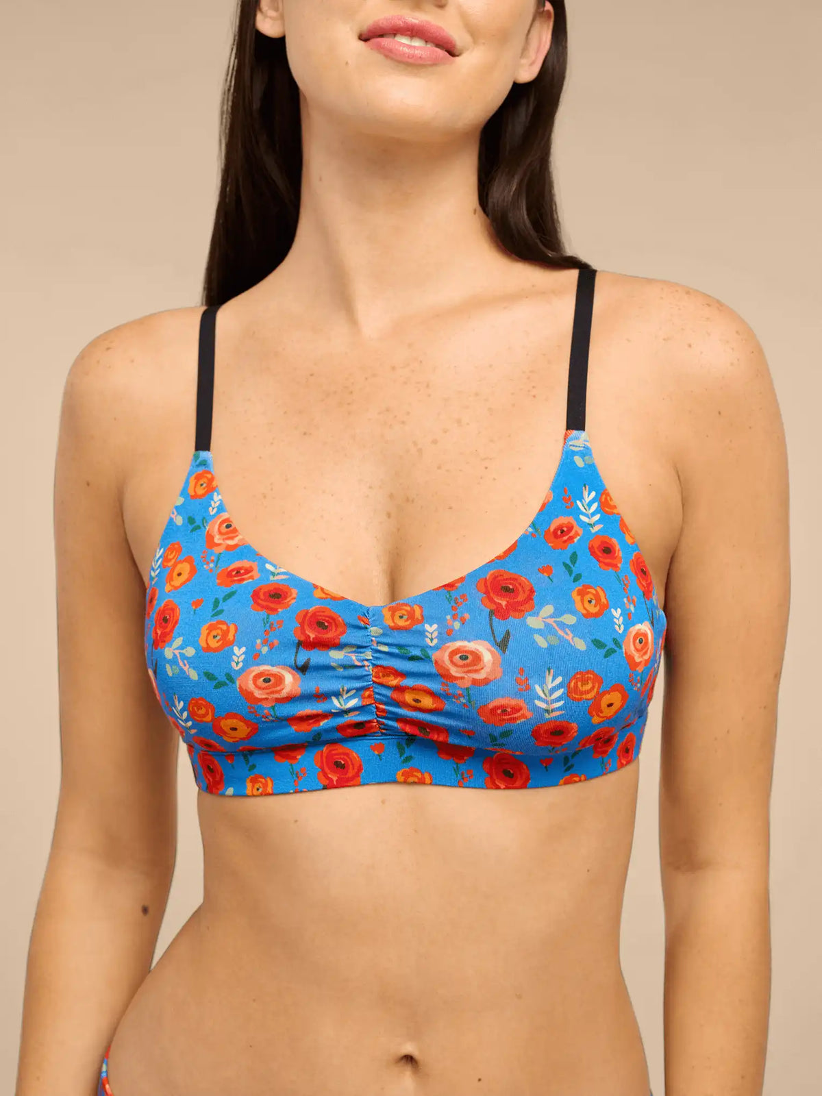 UltraModal™ FeelFree Ruched Bralette | Painted Petals