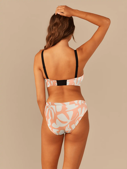 Curvy UltraModal™ FeelFree Ruched Bralette | Coral Heatwave