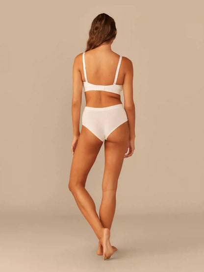 Curvy UltraModal™ FeelFree Ruched Bralette | White/White