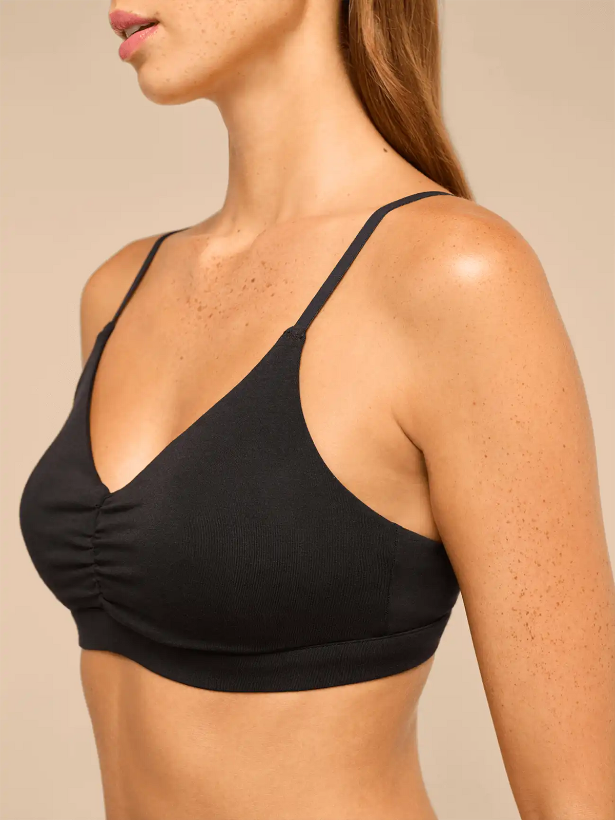 UltraModal™ FeelFree Ruched Bralette with Cups 2-Pack | Black Pack