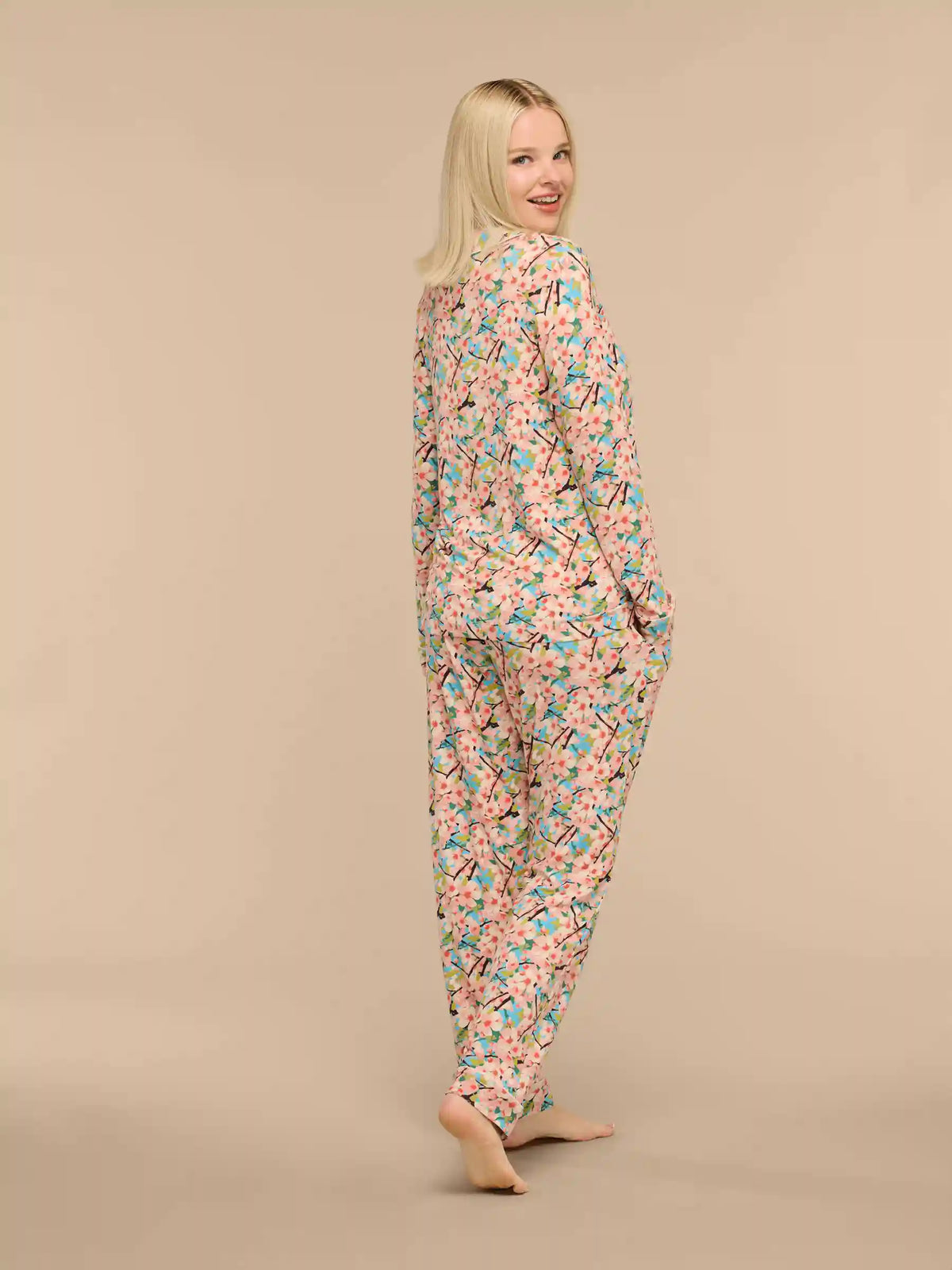 UltraModal™ Long Sleeve PJ Set - Women's | Cherry Blossom