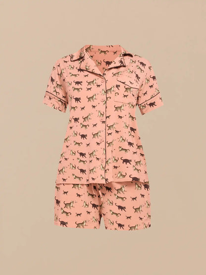 UltraModal™ Short Sleeve PJ Set - Women's | Frisky Business